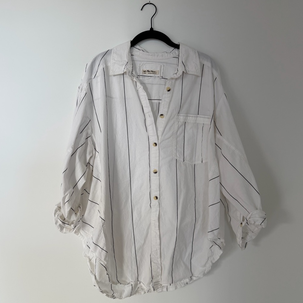 We The Free Striped Button Down